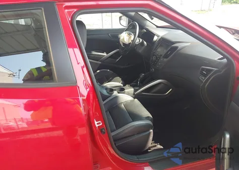 2016 Hyundai Veloster Turbo из США, поврежденный, VIN KMHTC6AE8GU267676